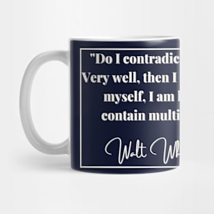 Walt Whitman design Mug